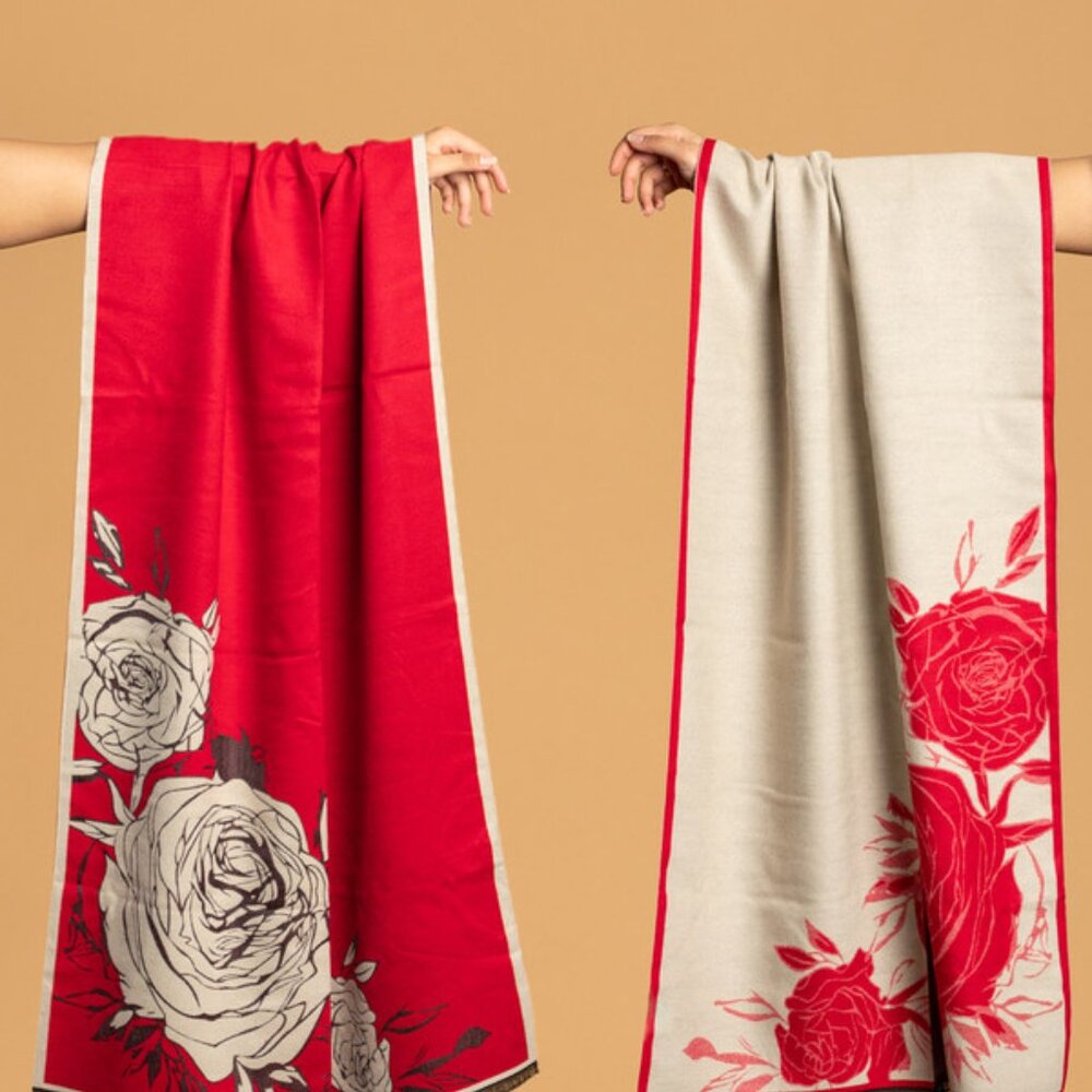 Luxury Reversible Scarf (153897)